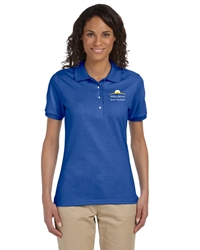 2022- Jerzees Ladies 5.6 oz. SpotShield™ Jersey Polo 